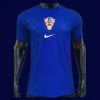 Croatia 26/27 away player jersey front — pro fit, blue alternate design