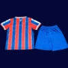 Crystal Palace Home Kids Kits 25/26 back with printed number panel.