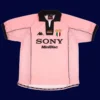 Del Piero 10 Juventus Away Pink Retro Jersey 9798A - KFCool – Football Jerseys & Soccer Kits Store Del Piero Juventus away pink retro jersey front 97/98, high-quality breathable fan gear.