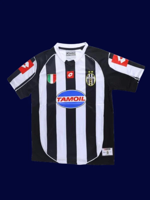 Del Piero Juventus home retro jersey front 02/03, high-quality breathable fan gear.