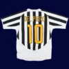 Del Piero Juventus home retro jersey back 03/04 with #10, high-quality breathable design.