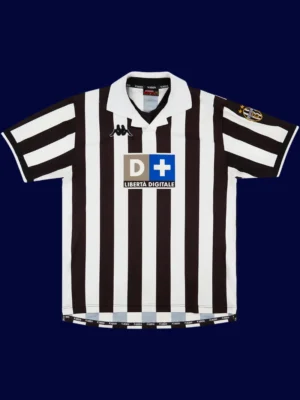 Del Piero Juventus home retro jersey front 98/99, high-quality breathable fan gear.