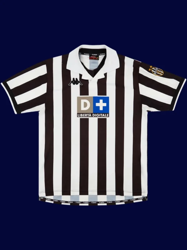 Del Piero Juventus home retro jersey front 98/99, high-quality breathable fan gear.