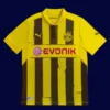 Dortmund home classic retro jersey 2012/13 front yellow black iconic design