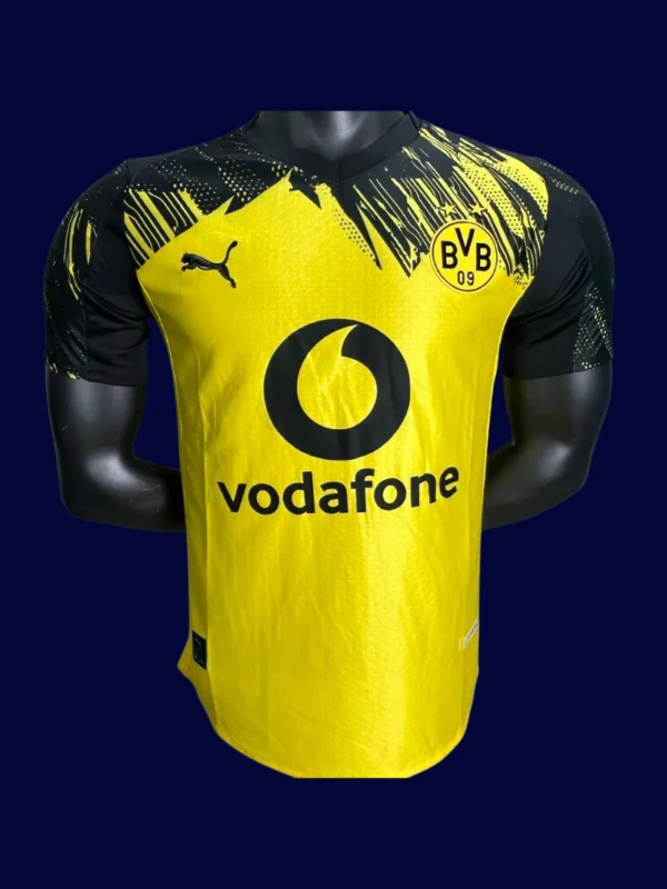 Dortmund Home Jersey 25/26 Player Version front with professional cut and home colors.