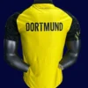 Dortmund Home Jersey 25/26 Player Version back with stitched number panel.