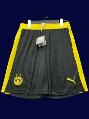 Dortmund Home Shorts Pants 25/26 front showing official home colors.