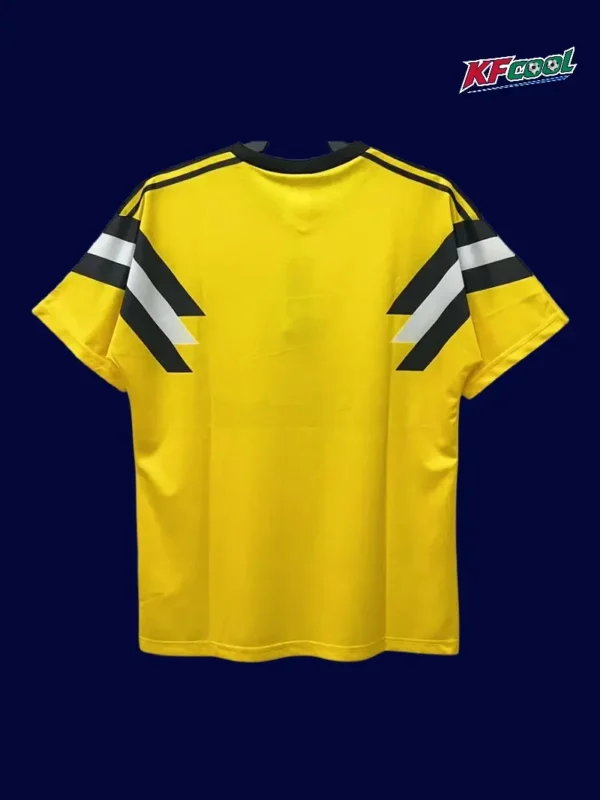 Dortmund 1989 yellow classic retro jersey back view