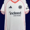 Eintracht Frankfurt Away Jersey 25/26 Fans Version front with away black-and-white design and crest.