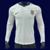 England home white LS jersey 26/27 player front — long sleeve, performance fit