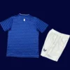 Everton Home Kids Kits 25/26 back with printed number panel.
