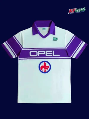 Fiorentina away classic retro jersey 1984/85 front purple vintage away design