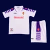 Fiorentina away classic retro kids kits 1999/00 front youth purple retro kit