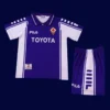Fiorentina Home Classic Retro Kids kits 199900A - KFCool – Football Jerseys & Soccer Kits Store Fiorentina home classic retro kids kits 1999/00 front vintage purple kids jersey