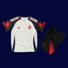 Flamengo away kids kits 25/26 front white red design