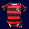 Flamengo home babysuit kits 25/26 front red black design
