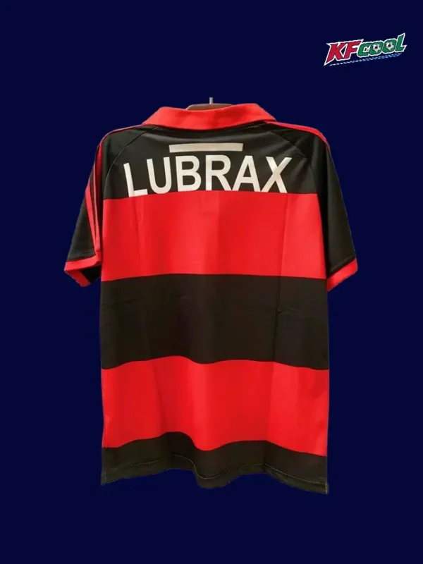 Flamengo home classic retro jersey 1986 back view