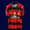 Flamengo home classic retro jersey 1997/98 front red black vintage design