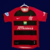 Flamengo home classic retro jersey 2006/07 front red black classic design