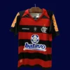 Flamengo home classic retro jersey 2010 front red black modern design