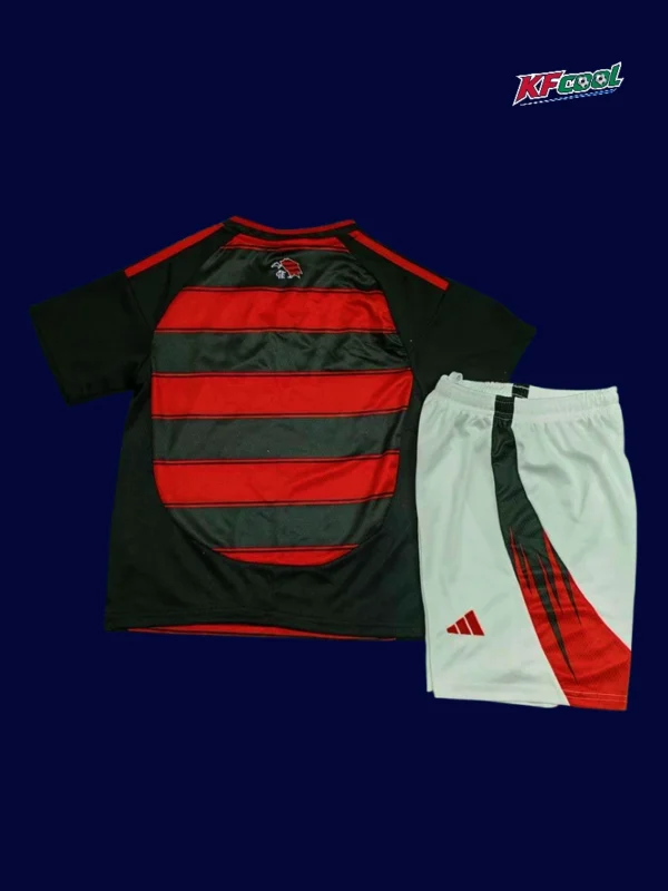 Flamengo home kids kits 25/26 back view