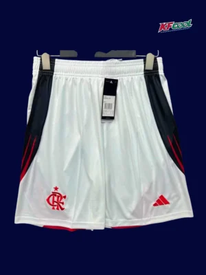 Flamengo home white shorts pants 25/26 front view