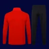 Flamengo red jacket tracksuit 25/26 fans version back view
