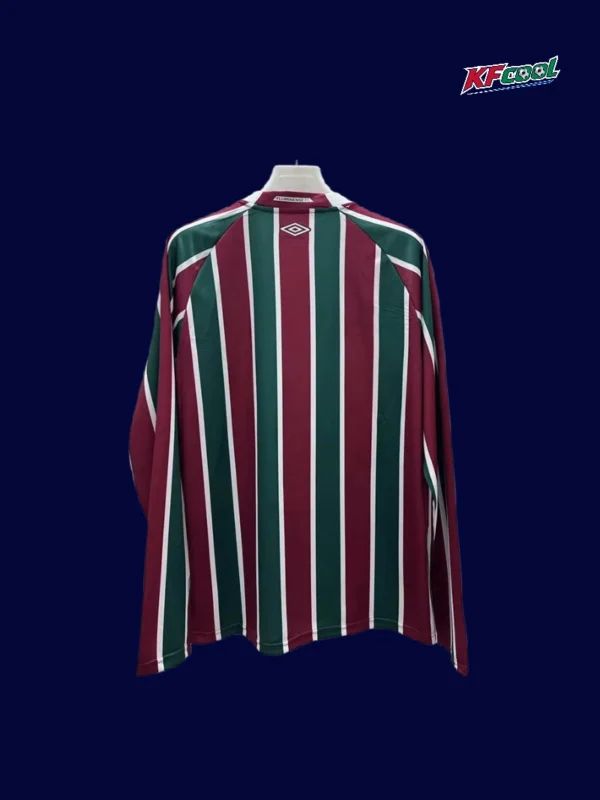 Fluminense home jersey long sleeve 25/26 fans version back view