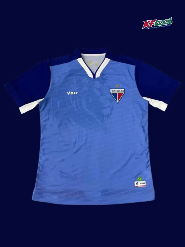 Fortaleza blue goalkeeper jersey 25/26 fans version front blue design