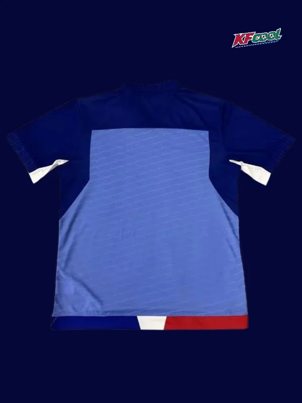 Fortaleza blue goalkeeper jersey 25/26 fans version back view