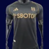 Fulham Away Black Jersey 25/26 Player Version front with black player-cut design.