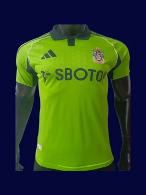 Fulham Away Green Jersey 25/26 Player Version front with green player-cut design.