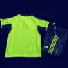 Fulham Away Green Kids Kits 25/26 back with printed number area.