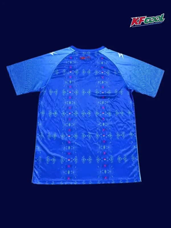 Haiti home blue jersey 26/27 fans back with logo area