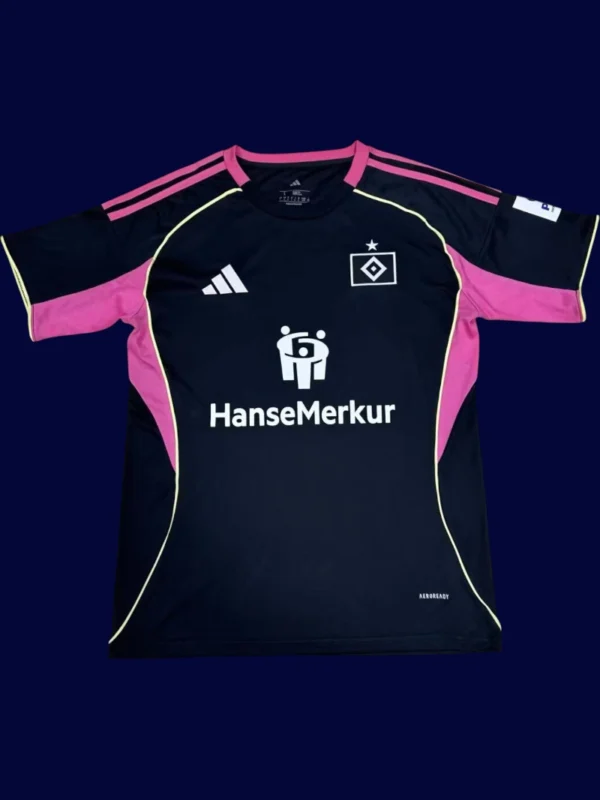 Hamburg Third Jersey 25/26 Fans Version front retro design breathable