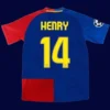 Henry 14 Barcelona UCL Final Home Jersey 0809 B - KFCool – Football Jerseys & Soccer Kits Store Henry Barcelona UCL final home retro jersey back 08/09 with #14, high-quality breathable design.