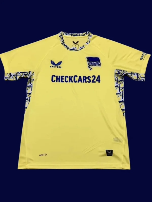 Hertha BSC Away Jersey 25/26 Fans Version front high‑quality breathable shirt