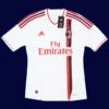 Ibrahimović AC Milan away white retro jersey front 11/12, high-quality breathable fan gear.