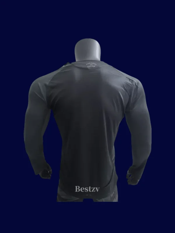 Inter Miami 2526 Away Black LS Player Jersey Back | Match LS Rear