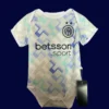Inter Milan 25 26 away baby suit front in alternate colors with crest