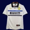 Inter Milan 1998 99 away classic retro jersey front with alternate retro palette