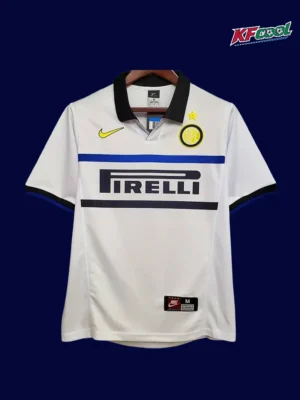 Inter Milan 1998 99 away classic retro jersey front with alternate retro palette