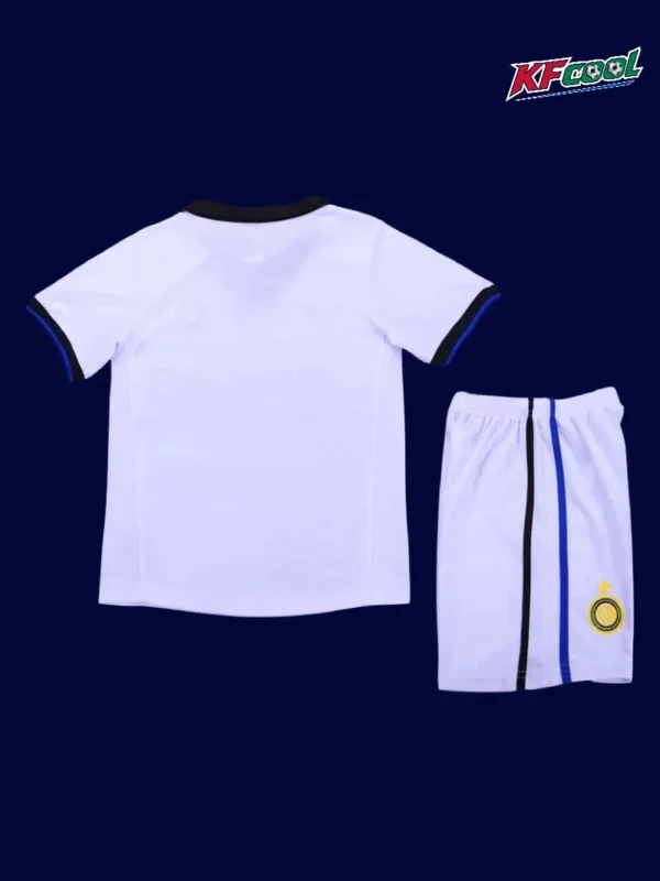 Inter Milan 1998 99 kids away retro jersey back with lightweight rear panel