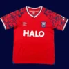 Ipswich Town Away Red Jersey 25/26 Fans Version front with away red design and badge.