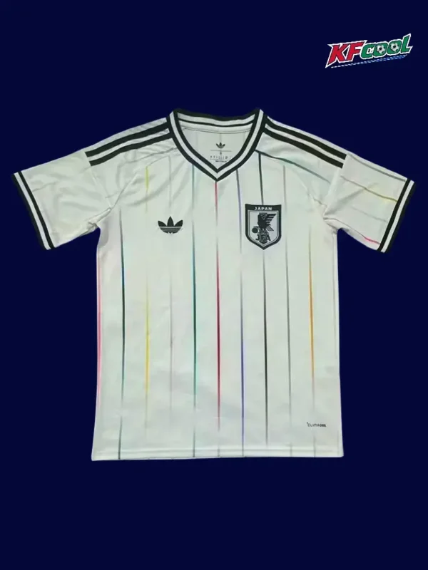 Japan away white jersey 26/27 fans front — supporter edition, breathable fabric