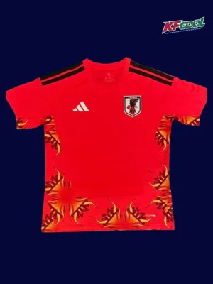 Japan red goalkeeper jersey 26/27 fans front, padded elbows