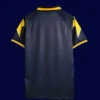 Juventus 1995 97 away black classic retro jersey back with plain rear