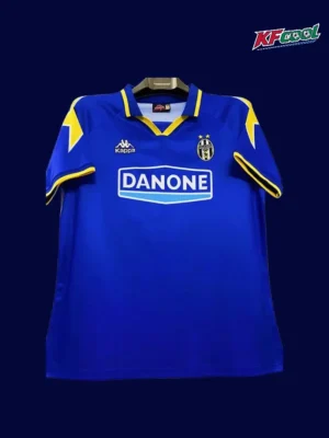 Juventus 1994 95 away classic retro jersey front with alternate retro colors