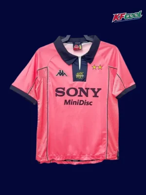 Juventus 1997 98 away classic retro jersey front with classic away styling