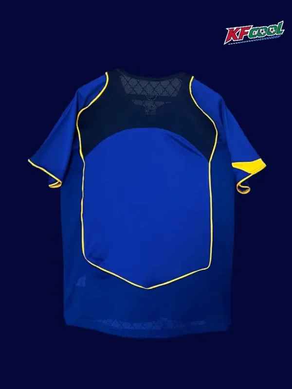 Juventus 2004 05 away classic retro jersey back with vintage rear layout